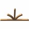 Ekena Millwork Richland Timber Gable Bracket, Western Red Cedar, 72"W x 39"H x 3 1/2"D x 3 1/2"F, 13/12 Pitch GBW072X39X0404RIC00SWR - alternate 5